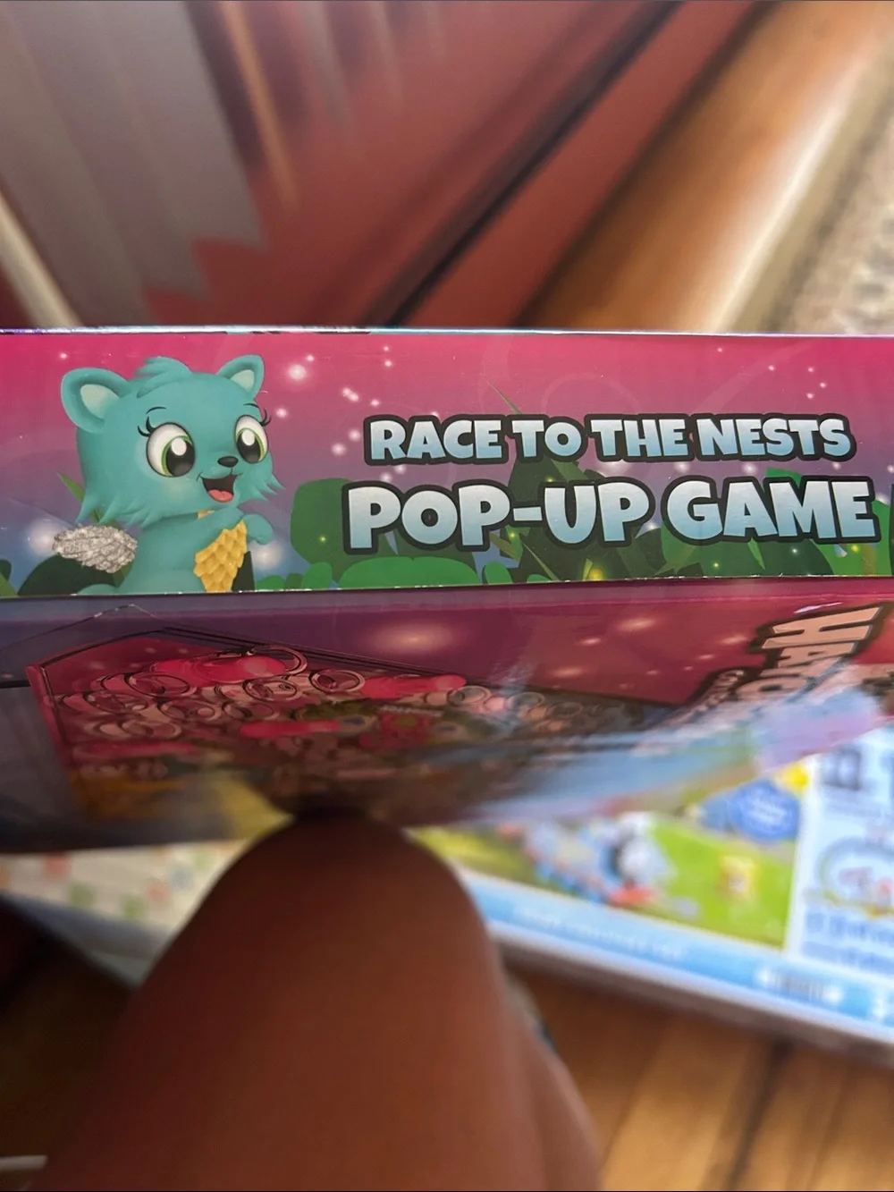 Hatchimals Colleggtibles Race to the Nests Pop-Up Game - Pink & Blue